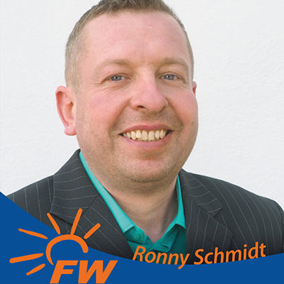 Freie Wähler Suhl Wahl-Plakat: Ronny Schmidt