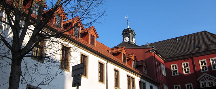 Hofansicht Altes Rathaus Suhl (Foto: Brigitte Günkel)