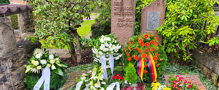 16.11.2025: Volkstrauertag auf dem Friedhof Suhl