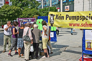 Aktion: Kein Pumpspeicher am Rennsteig (Foto: Erhard Kretschmann)