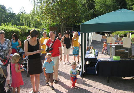 Spenden-Stand beim Tierparkfest 2009 | Foto: Ingrid Ehrhardt